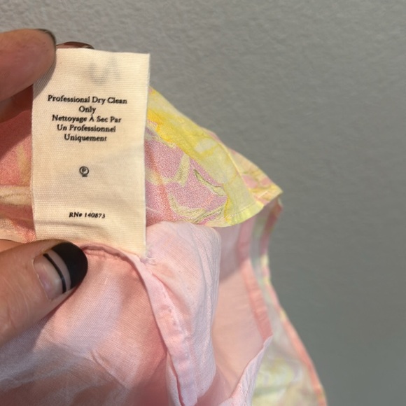 LOVESHACKFANCY FABIENNE DRESS LIGHT BERRY TEA - Picture 7 of 8